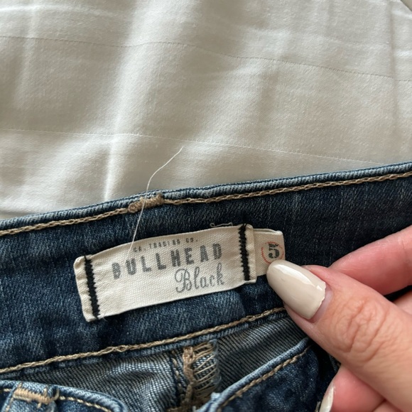 Bull head low rise skinny medium blue jeans - Picture 3 of 4